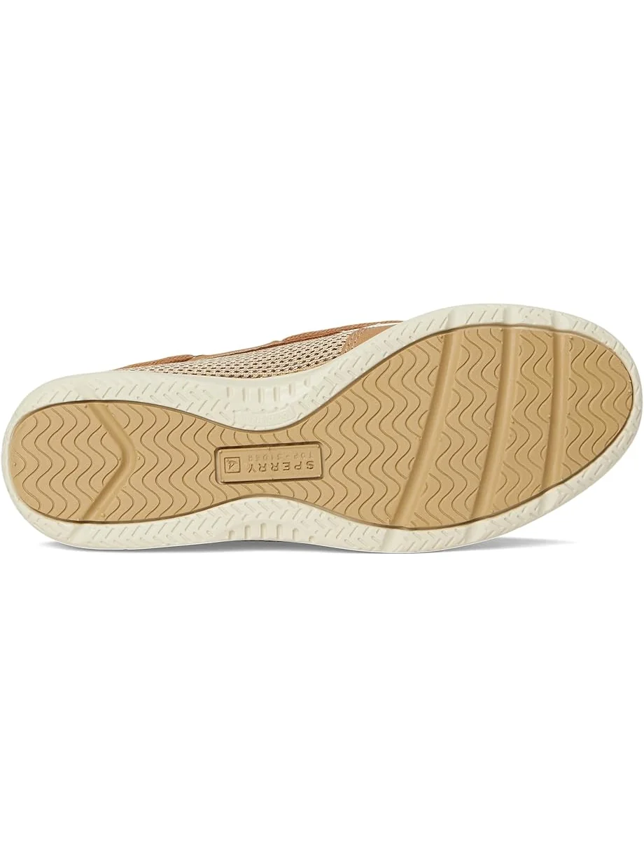 Детские лодочки Sperry Shoresider 3-Eye (Little Kid/Big Kid) Sperry Kids, Linen — 3