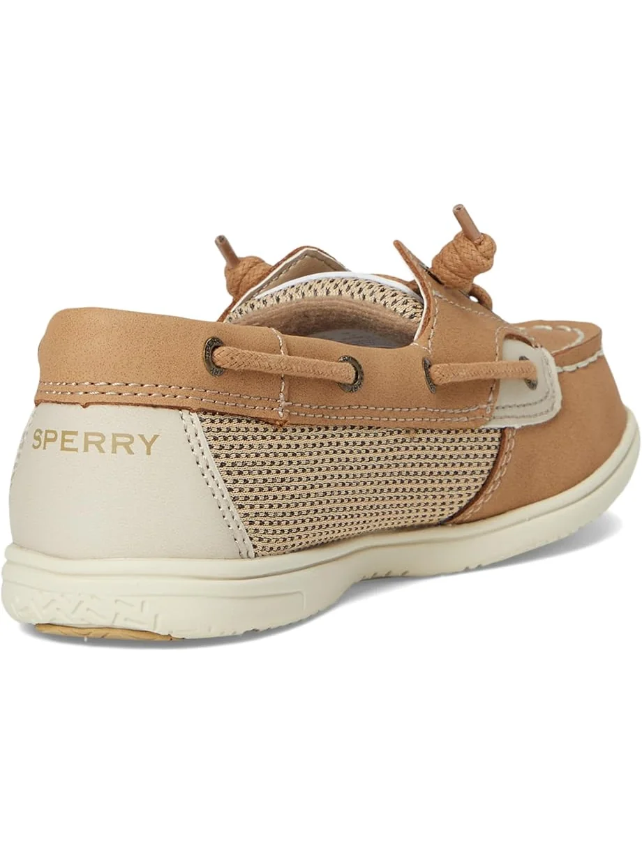 Детские лодочки Sperry Shoresider 3-Eye (Little Kid/Big Kid) Sperry Kids, Linen — 5
