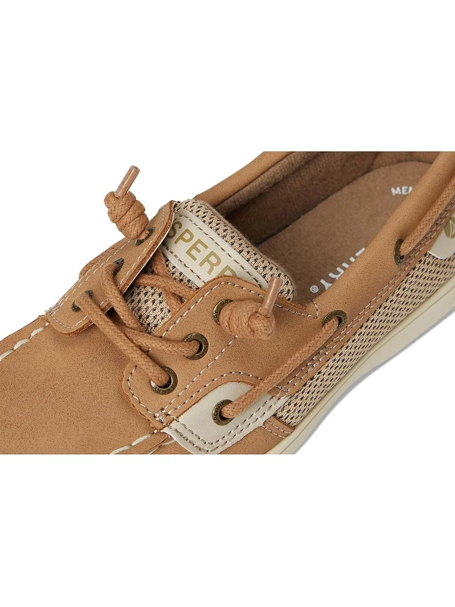 Детские лодочки Sperry Shoresider 3-Eye (Little Kid/Big Kid) Sperry Kids, Linen — 6