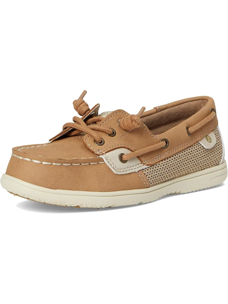 Детские лодочки Sperry Shoresider 3-Eye (Little Kid/Big Kid) Sperry Kids, Linen — 7