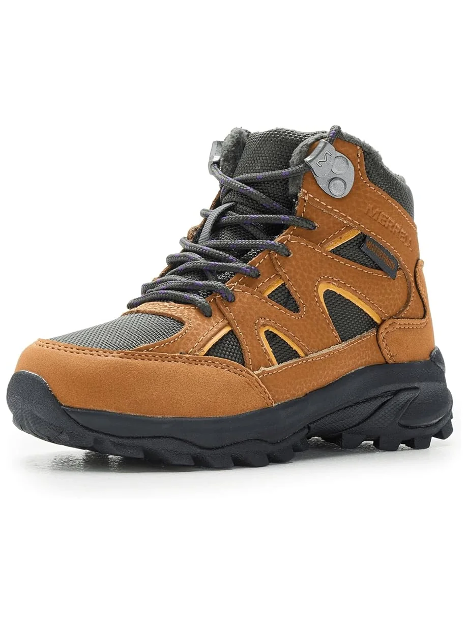 Детские треккинговые ботинки Merrell Moab Speed 2 Peak Waterproof (Little Kid/Big Kid) Merrell Kids — зеленый