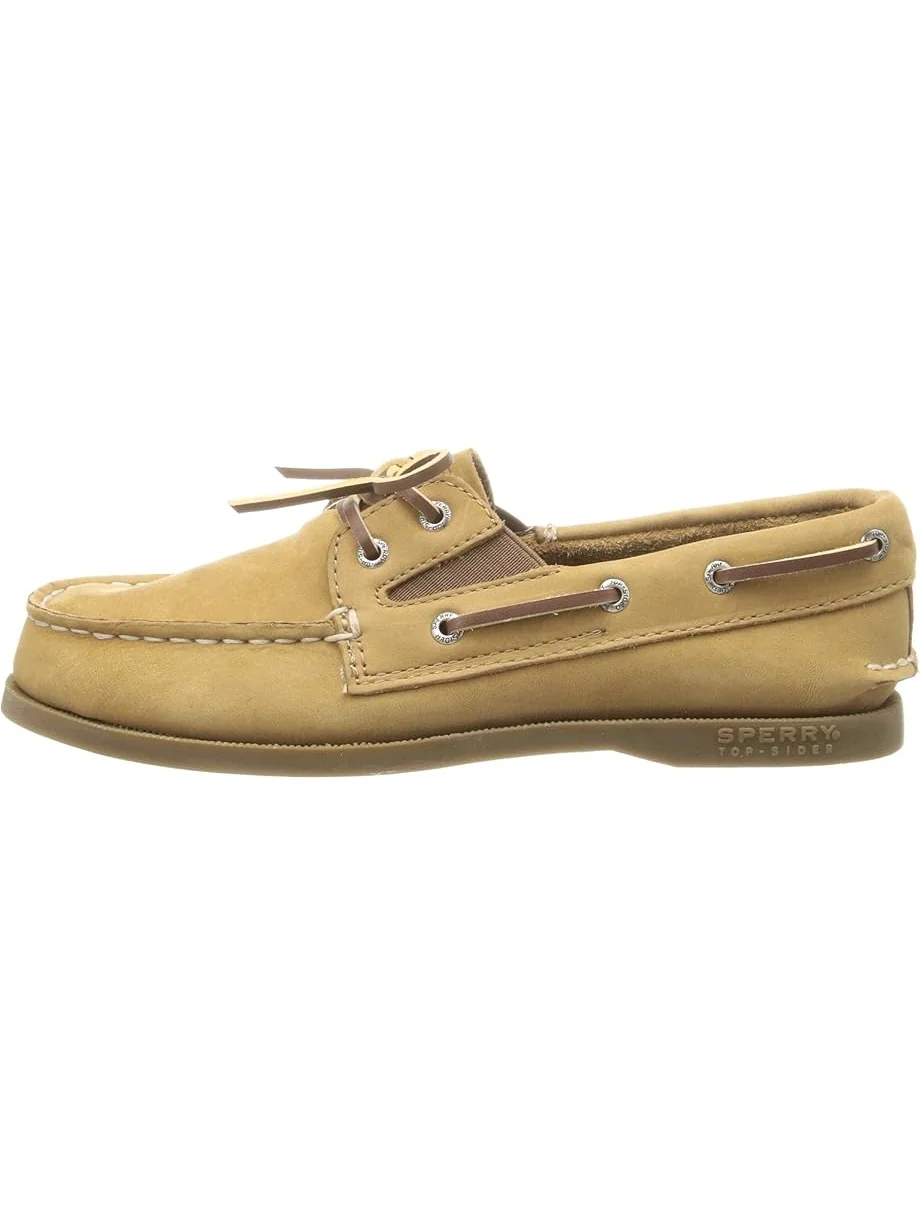 Детские лодочники Sperry Authentic Original Slip On (Little Kid/Big Kid) Sperry Kids, Sahara Leather — 4
