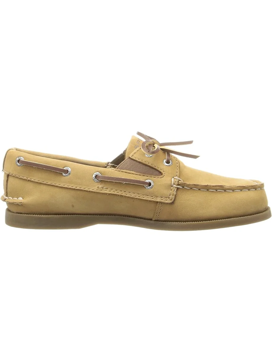 Детские лодочники Sperry Authentic Original Slip On (Little Kid/Big Kid) Sperry Kids, Sahara Leather — 6