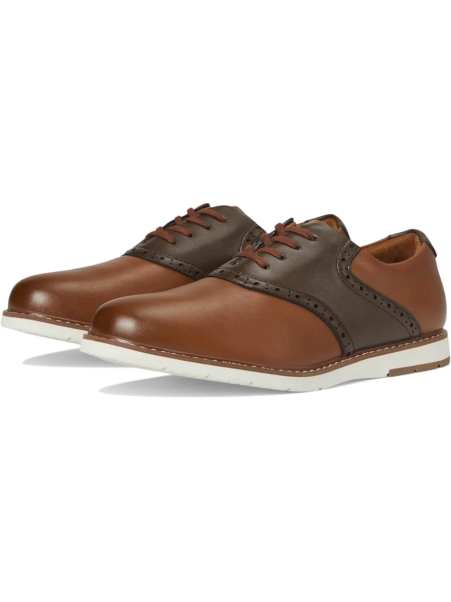 Мужские оксфорды Florsheim Kids Vibe Jr. Boys Plain Toe Saddle Shoe (Toddler/Little Kid/Big Kid) — мульти