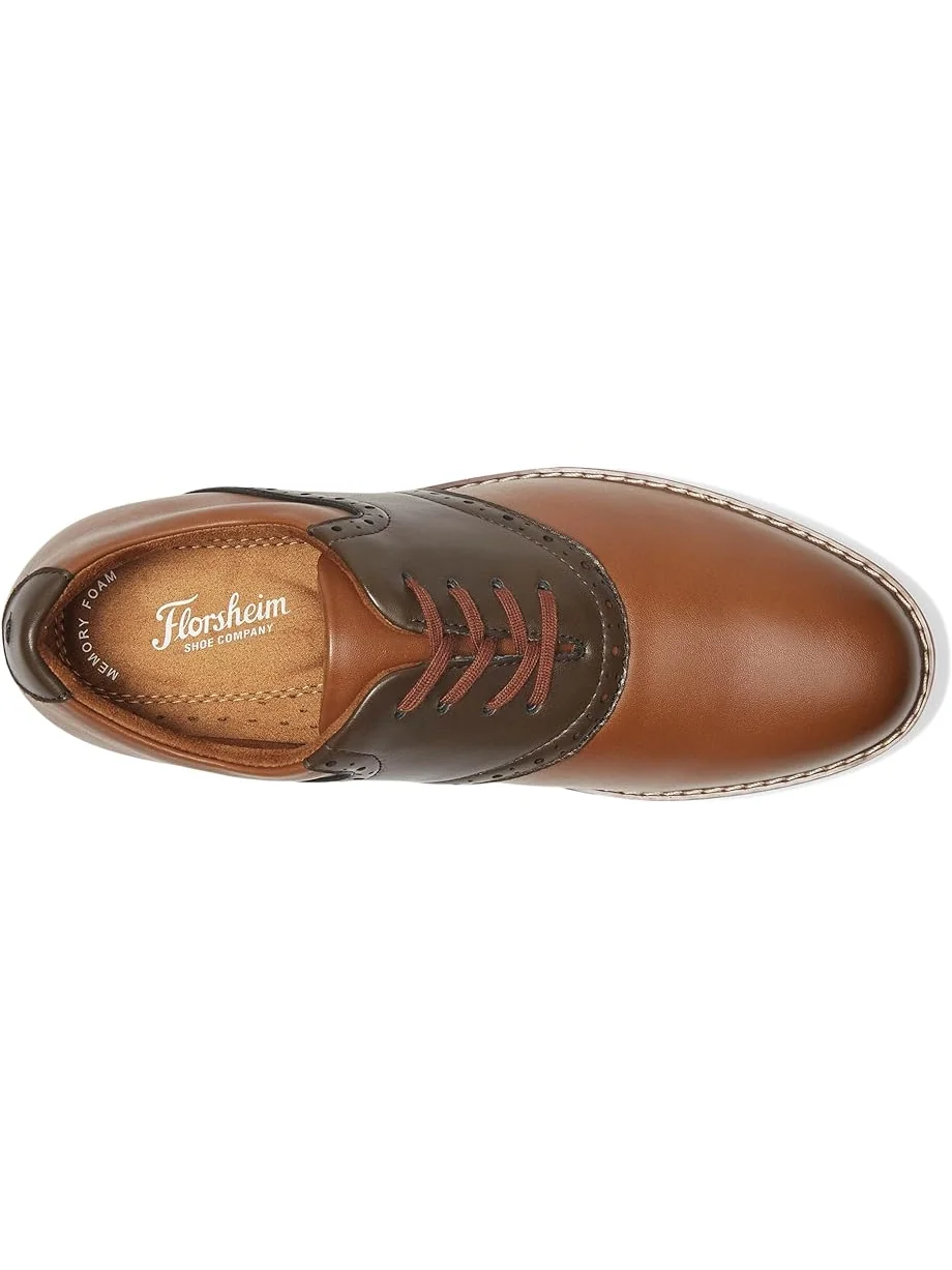 Мужские оксфорды Florsheim Kids Vibe Jr. Boys Plain Toe Saddle Shoe (Toddler/Little Kid/Big Kid) — 2