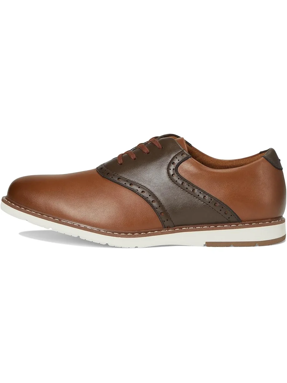 Мужские оксфорды Florsheim Kids Vibe Jr. Boys Plain Toe Saddle Shoe (Toddler/Little Kid/Big Kid) — 4