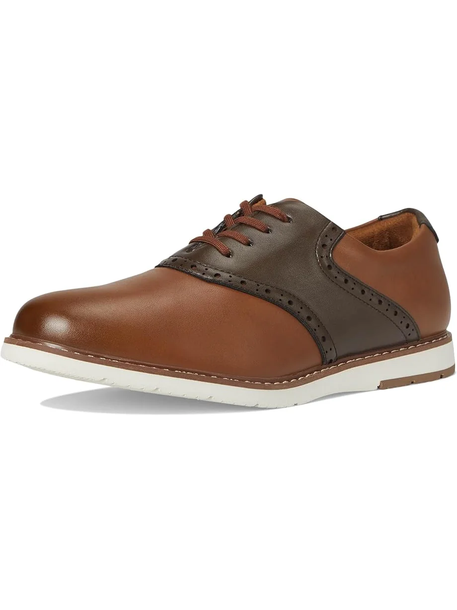 Мужские оксфорды Florsheim Kids Vibe Jr. Boys Plain Toe Saddle Shoe (Toddler/Little Kid/Big Kid) — 7