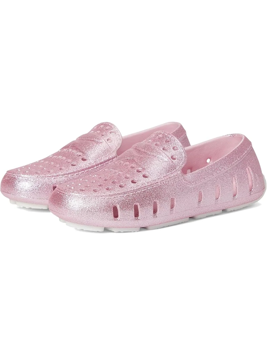Детские мокасины Floafers Prodigy Driver Sparkle (Toddler/Little Kid/Big Kid) Floafers Kids — розовый