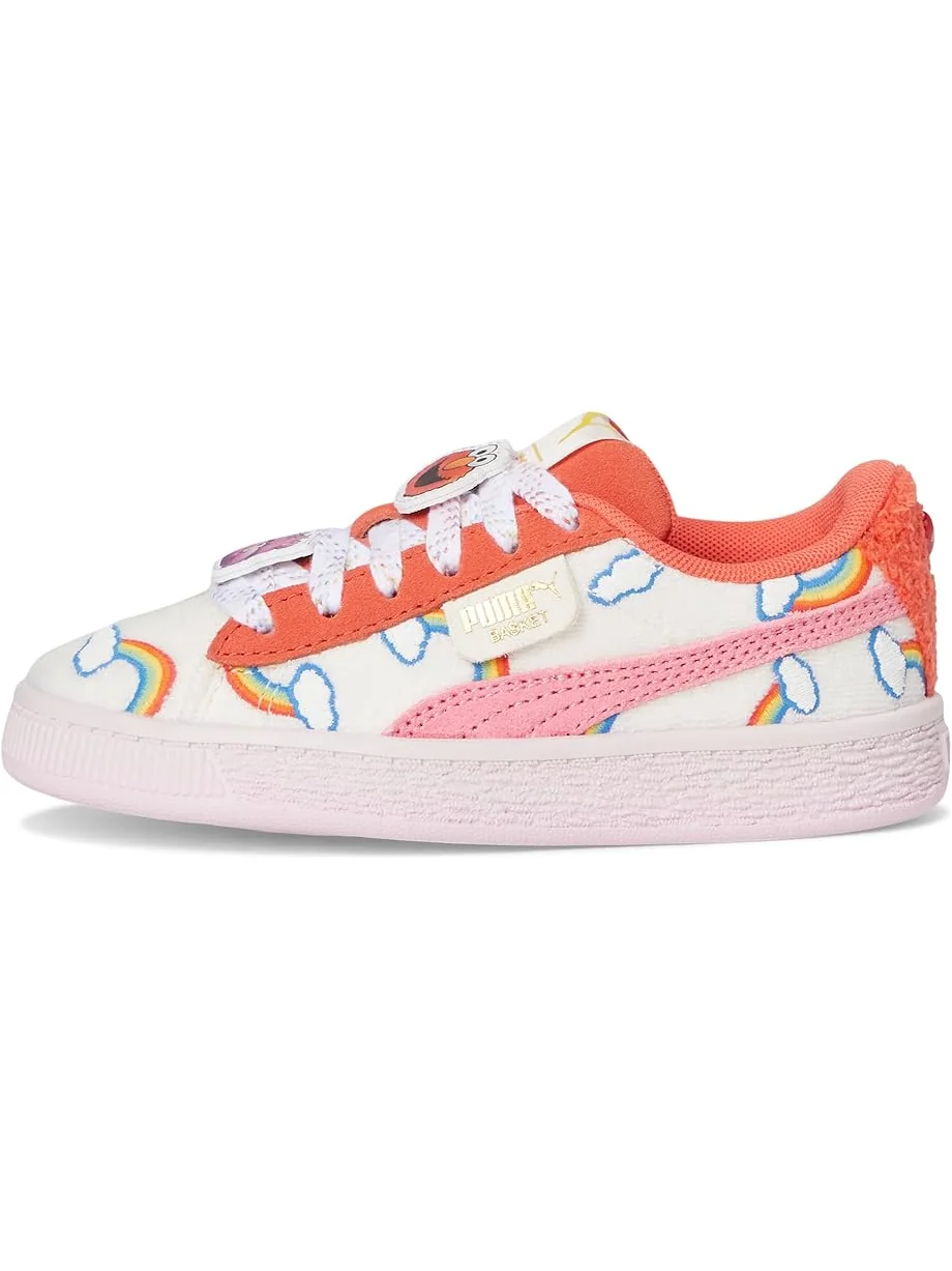 Детские кроссовки Puma Basket Care Bears x Sesame Street (Little Kid) PUMA Kids — 4