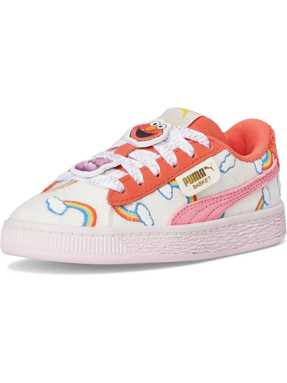 Детские кроссовки Puma Basket Care Bears x Sesame Street (Little Kid) PUMA Kids — 7