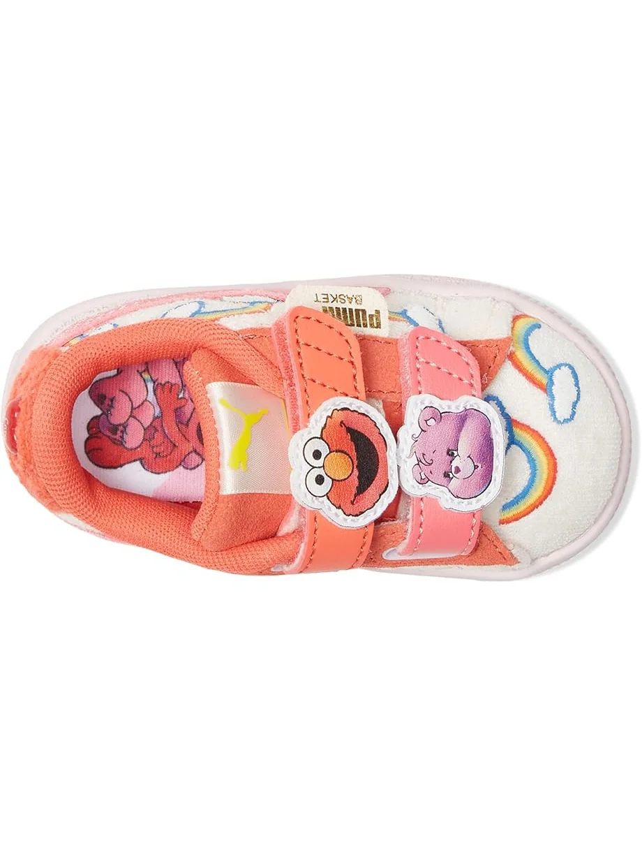 Детские кроссовки Puma Basket Care Bears x Sesame Street на липучках (для малышей) PUMA Kids — 2
