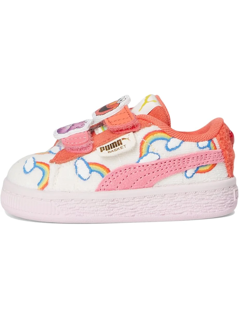 Детские кроссовки Puma Basket Care Bears x Sesame Street на липучках (для малышей) PUMA Kids — 4