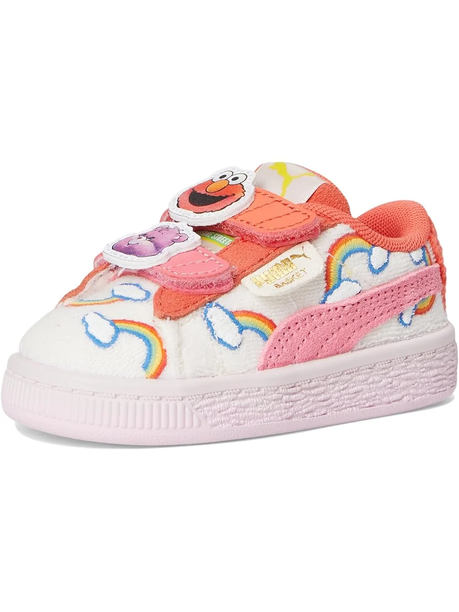 Детские кроссовки Puma Basket Care Bears x Sesame Street на липучках (для малышей) PUMA Kids — 7