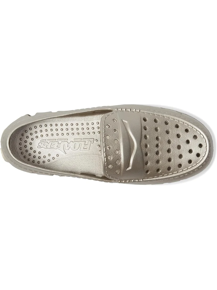 Детские лоферы Floafers Prodigy Driver Metallic (Big Kid) Floafers Kids — 2