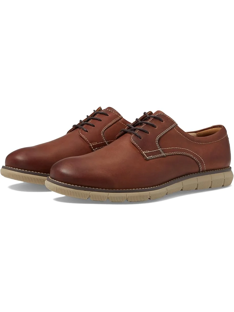 Детские оксфорды Johnston & Murphy Holden Plain Toe (Little Kid/Big Kid) Johnston & Murphy Kids — коричневый