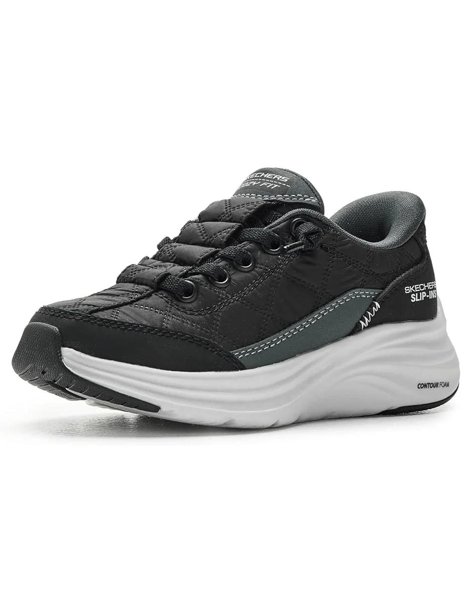 Детские кроссовки SKECHERS KIDS Hands Free Slip-Ins-Contour Foam - Cozy Fit 403892L (Little Kid/Big Kid) — 1