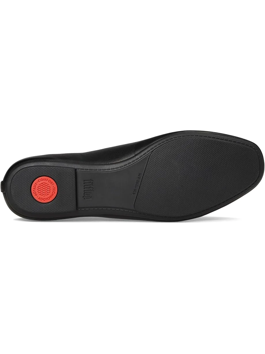 Женские балетки FitFlop Delicato Pearls-And-Crystal Soft-Leather — 3