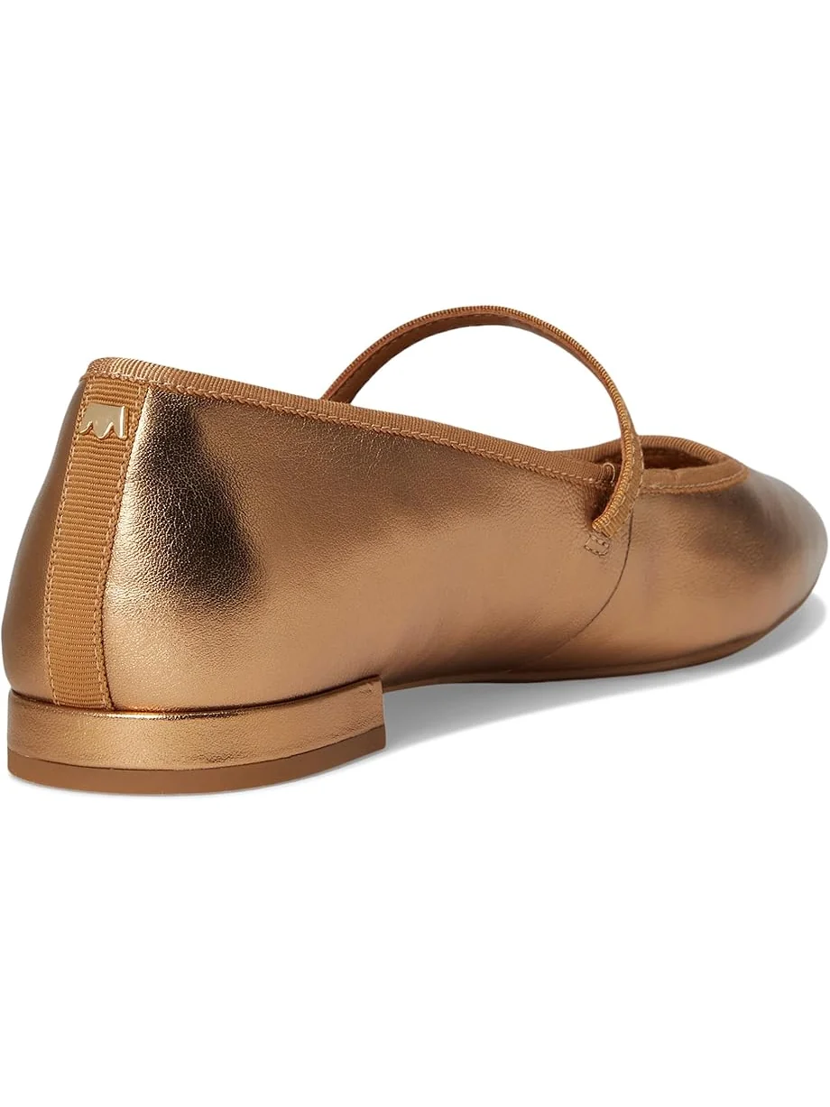 Женские балетки Birdies Goldfinch 15 Mary Jane Metal Leather — 5