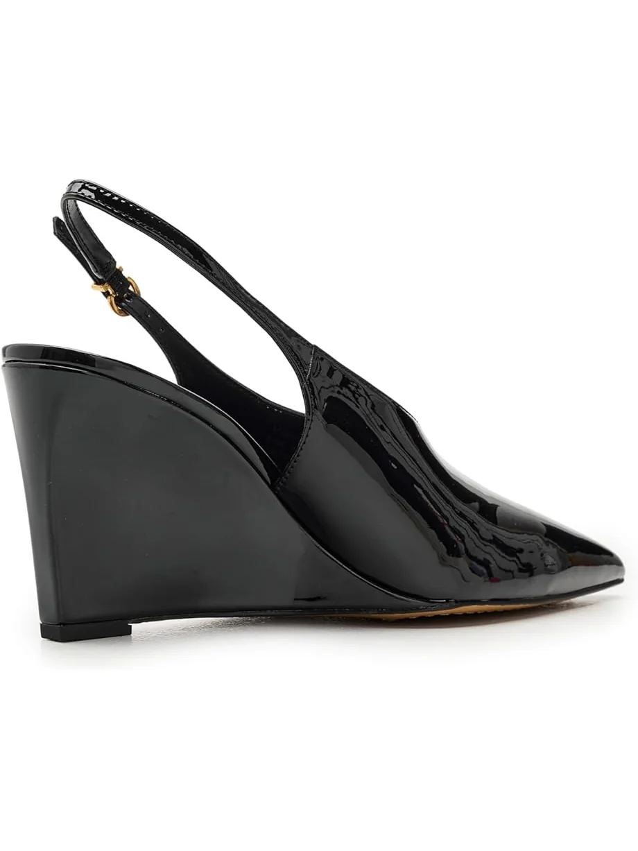 Женские босоножки-танкетки Vince Camuto Meristi Slingback Closed Toe — 3