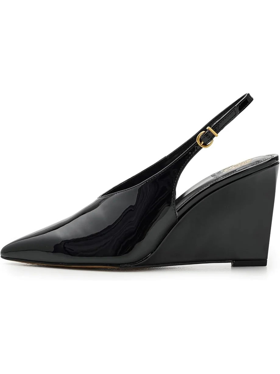 Женские босоножки-танкетки Vince Camuto Meristi Slingback Closed Toe — 4