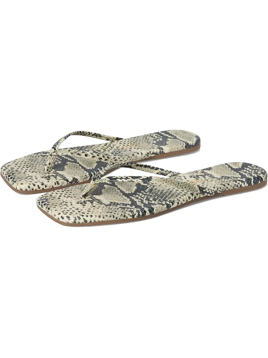 Женские сандалии TKEES Square Toe Exotics — 1
