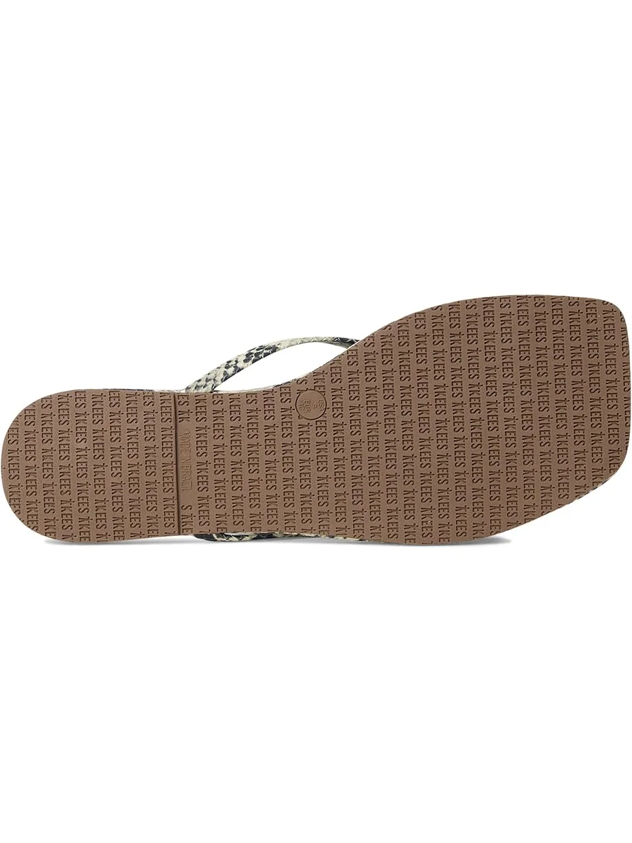 Женские сандалии TKEES Square Toe Exotics — 3