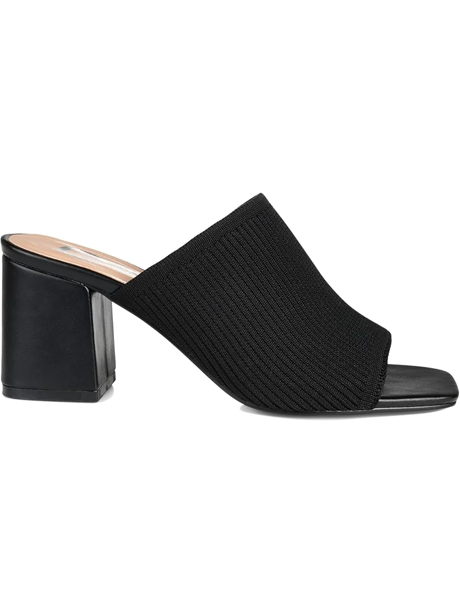 Женские босоножки на каблуке Journee Collection Lorenna Mule — 6