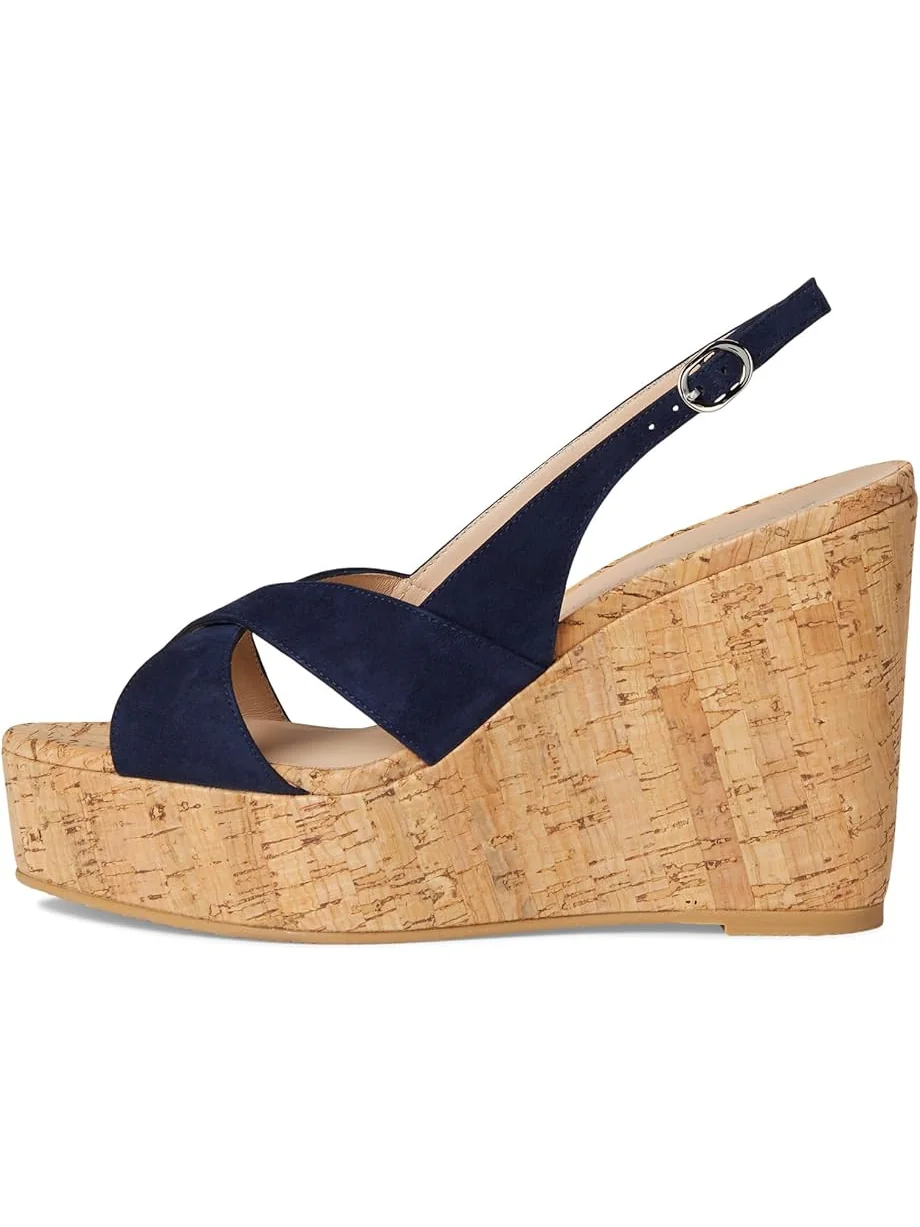 Женские босоножки Stuart Weitzman Dayna Slingback Wedge — 4
