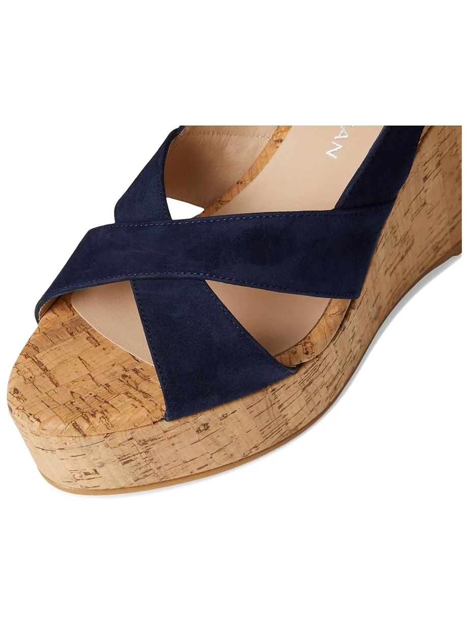 Женские босоножки Stuart Weitzman Dayna Slingback Wedge — 6