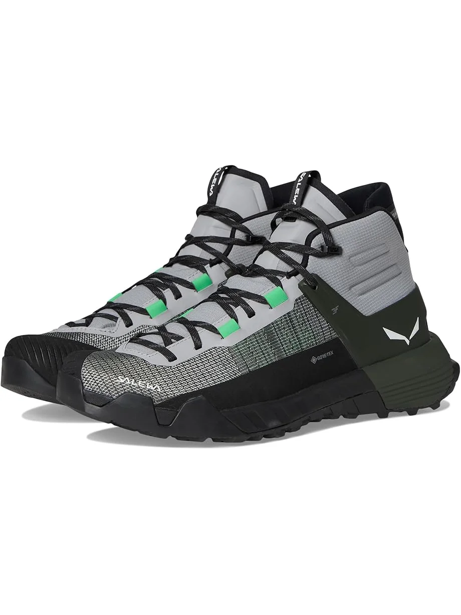 Мужские треккинговые ботинки SALEWA Wildfire Nxt Mid Gtx — зеленый