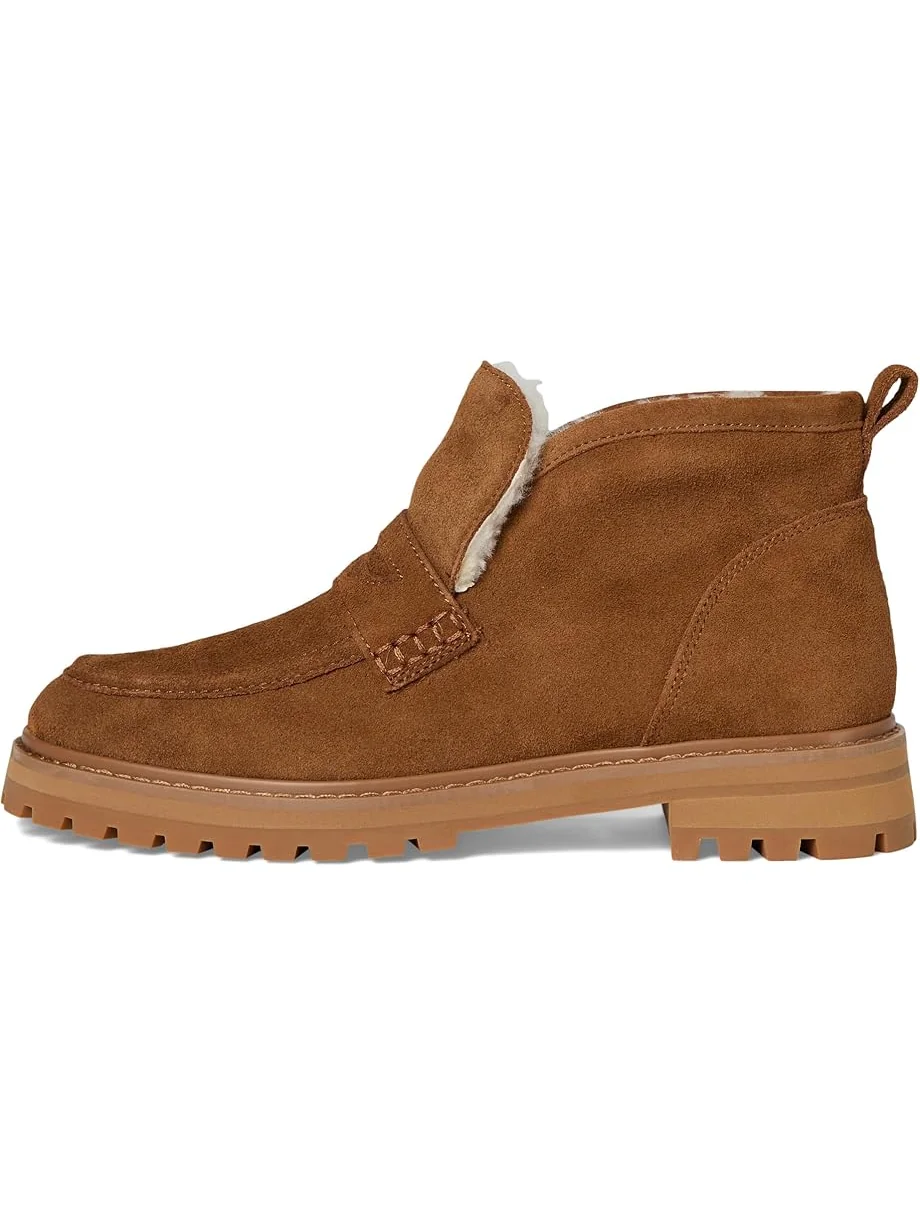 Женские лоферы-ботинки Madewell Rory Lug из замши с овчиной — 4