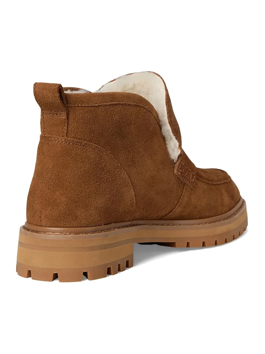 Женские лоферы-ботинки Madewell Rory Lug из замши с овчиной — 5