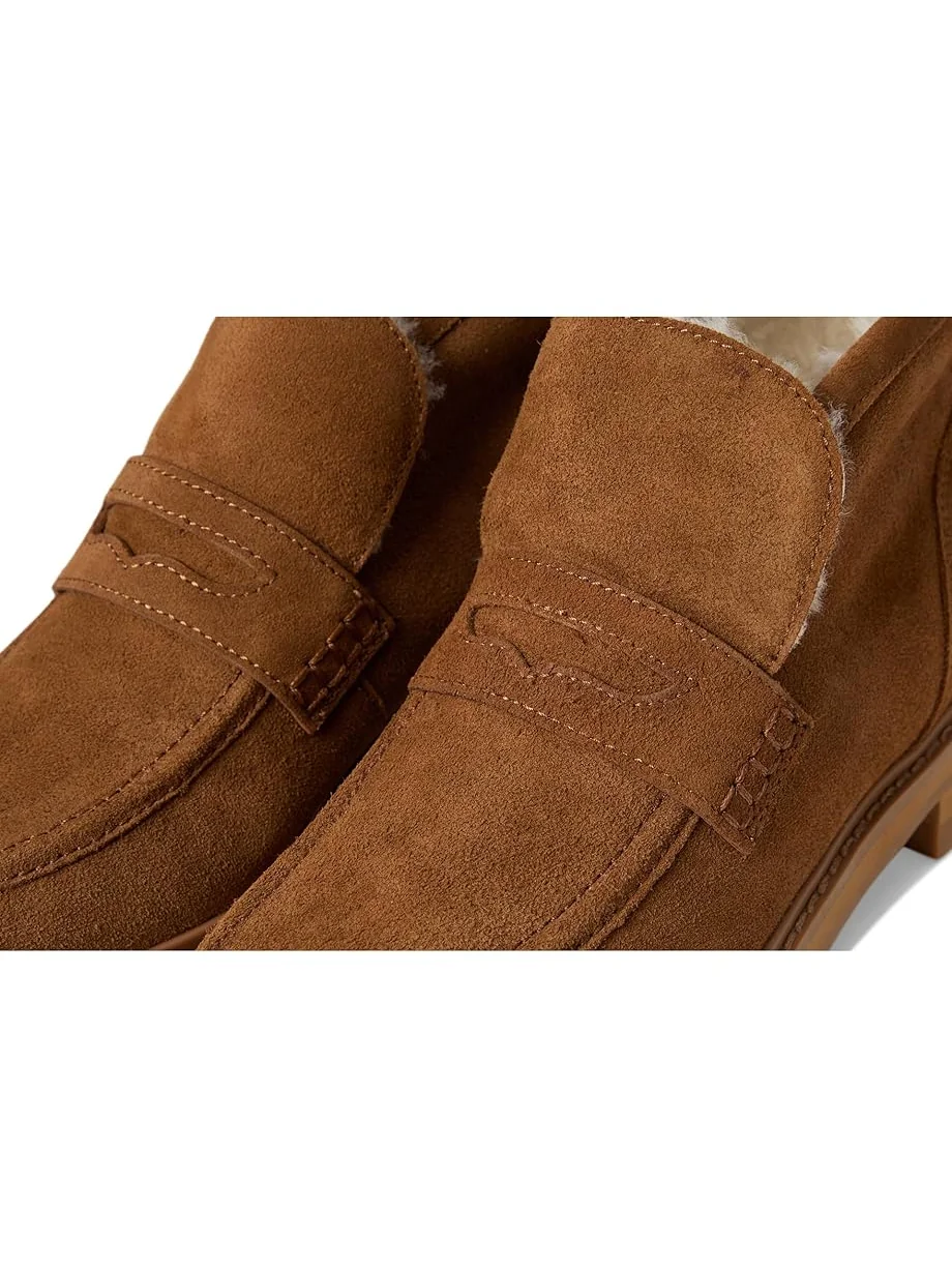Женские лоферы-ботинки Madewell Rory Lug из замши с овчиной — 6