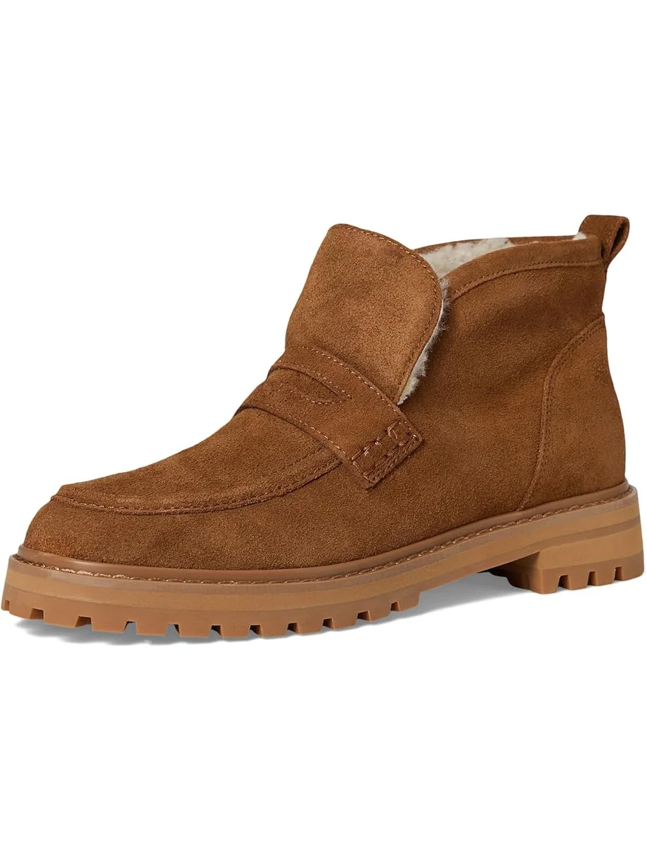 Женские лоферы-ботинки Madewell Rory Lug из замши с овчиной — 7