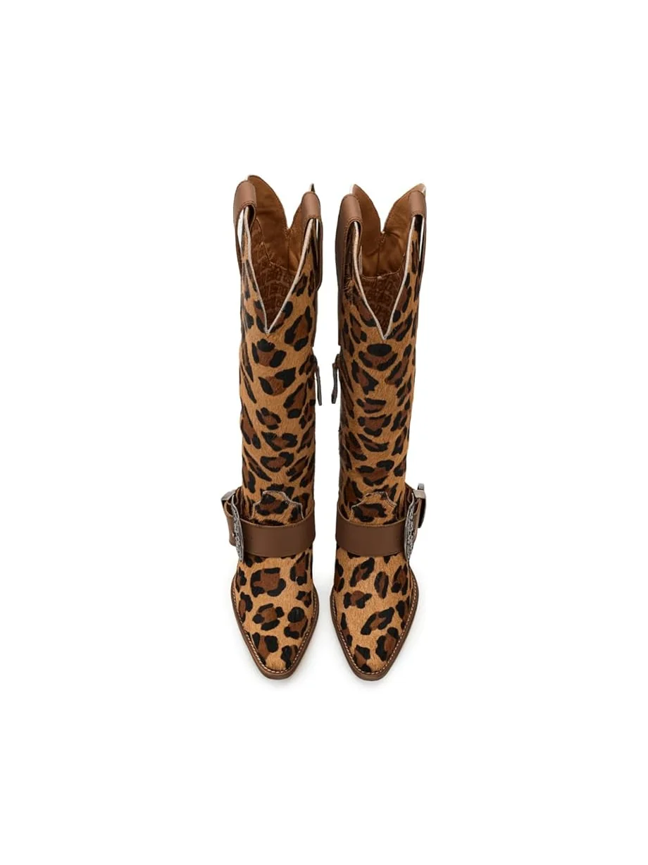Женские ботинки Dingo Spur Crazy, Leopard — 2