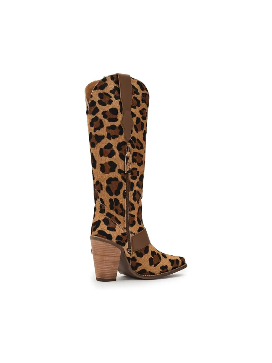 Женские ботинки Dingo Spur Crazy, Leopard — 3