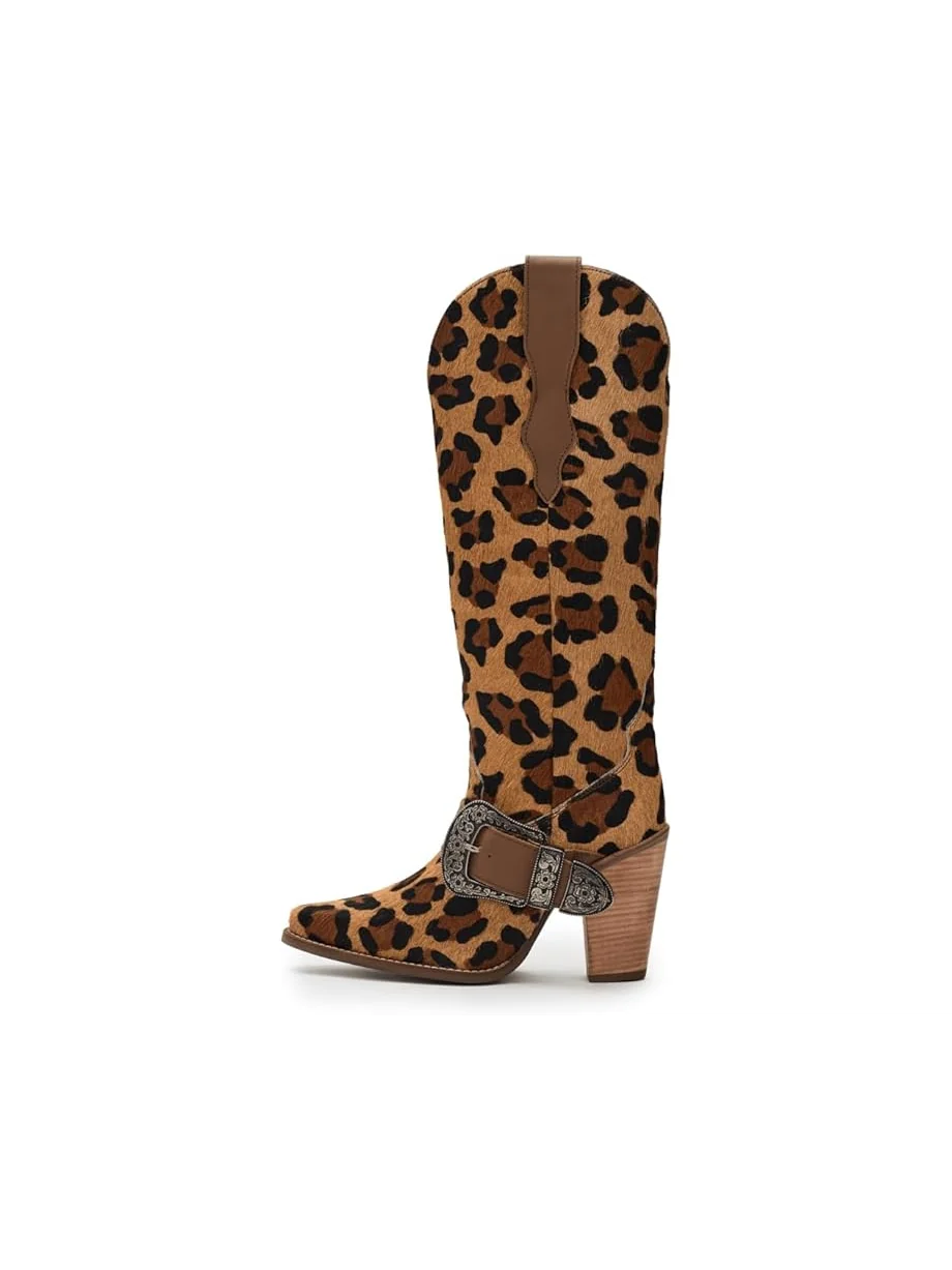 Женские ботинки Dingo Spur Crazy, Leopard — 4