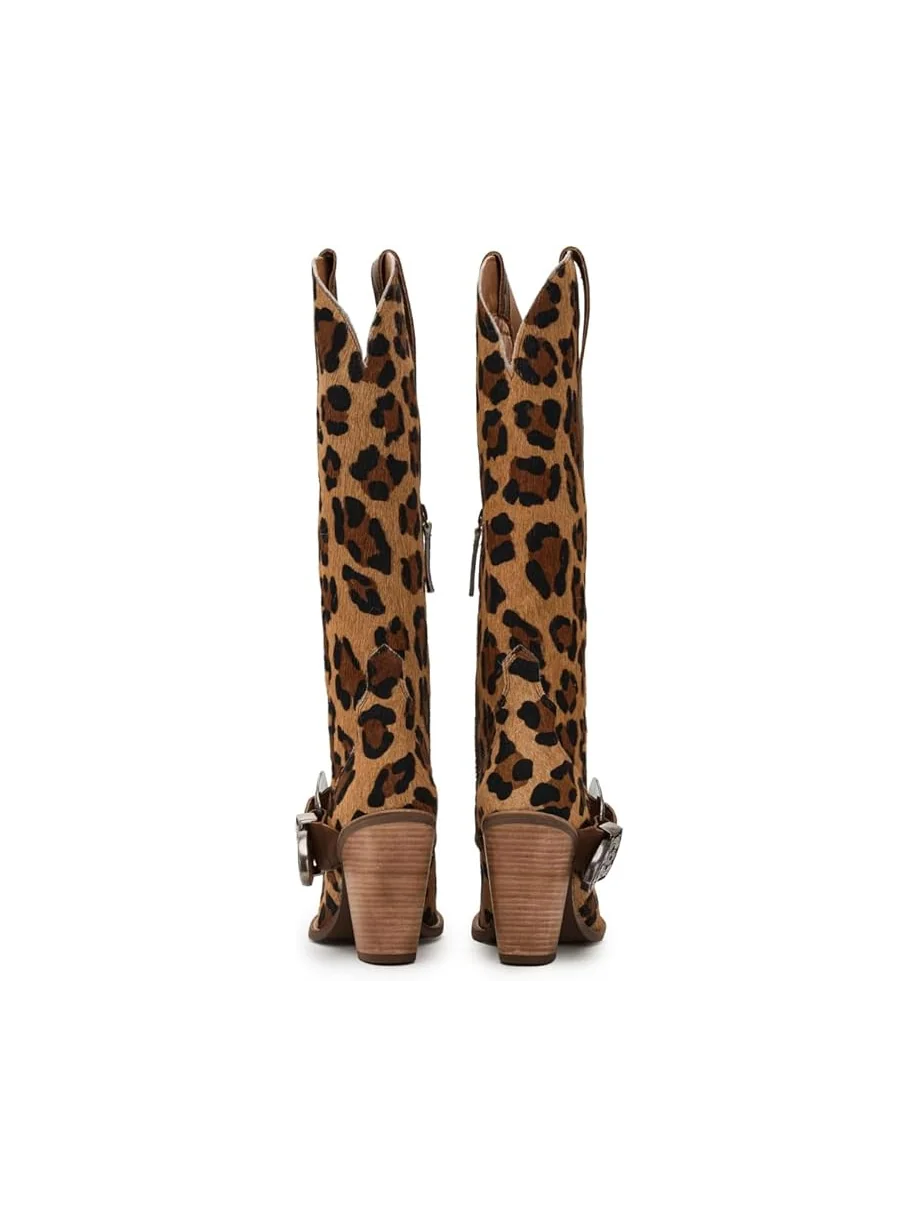 Женские ботинки Dingo Spur Crazy, Leopard — 7