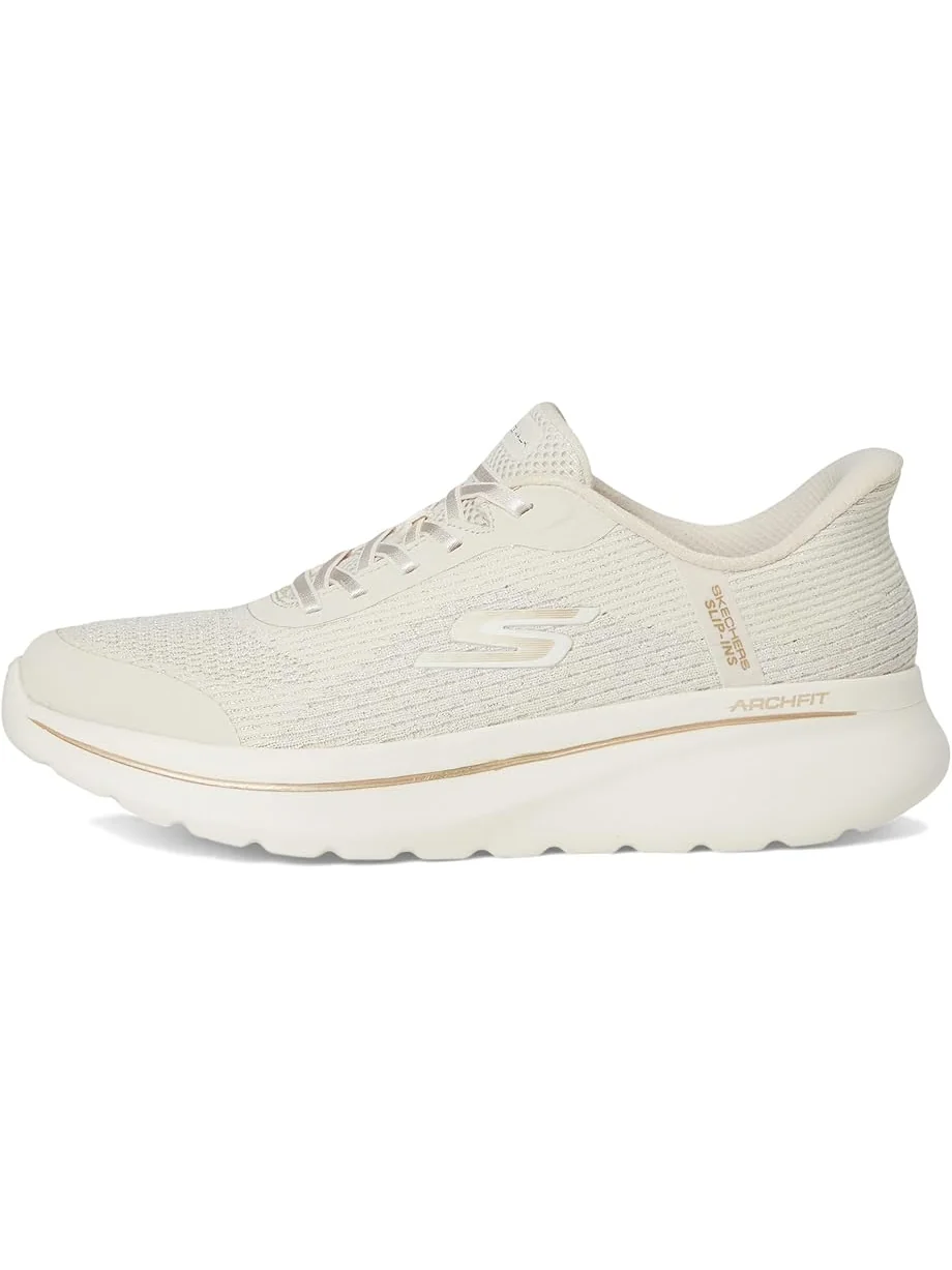 Женские кроссовки SKECHERS Performance Go Walk Arch Fit N-Joy Ria Hands Free Slip-Ins — 4