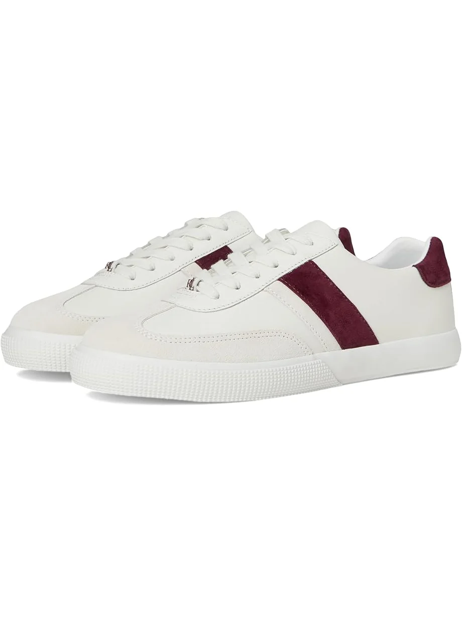 Женские кроссовки Lauren Ralph Lauren Two-Tone Braylee Leather & Suede — 1