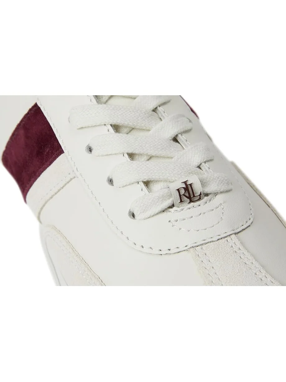 Женские кроссовки Lauren Ralph Lauren Two-Tone Braylee Leather & Suede — 6