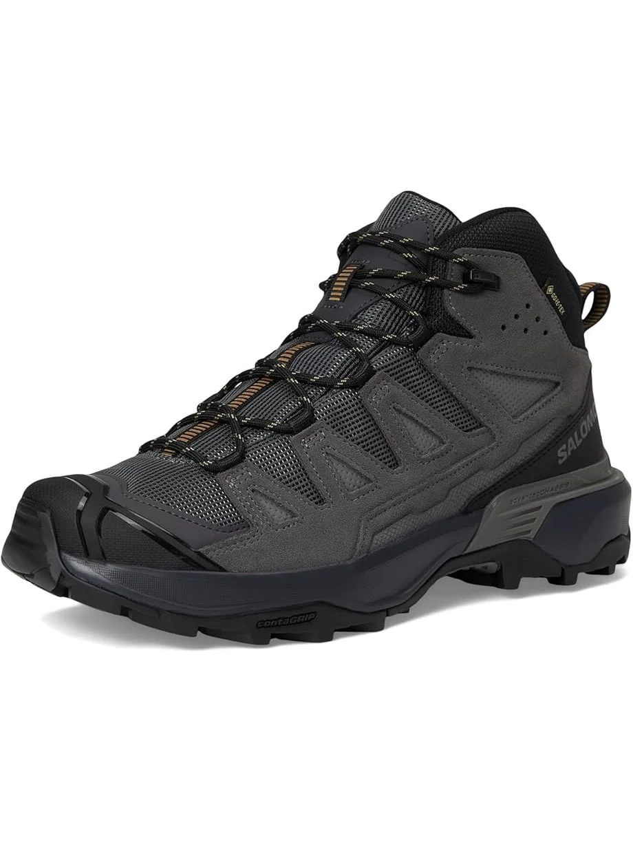 Мужские треккинговые ботинки Salomon X Ultra Ltr Mid Gtx, Castlerock/Asphalt/Kelp — 7