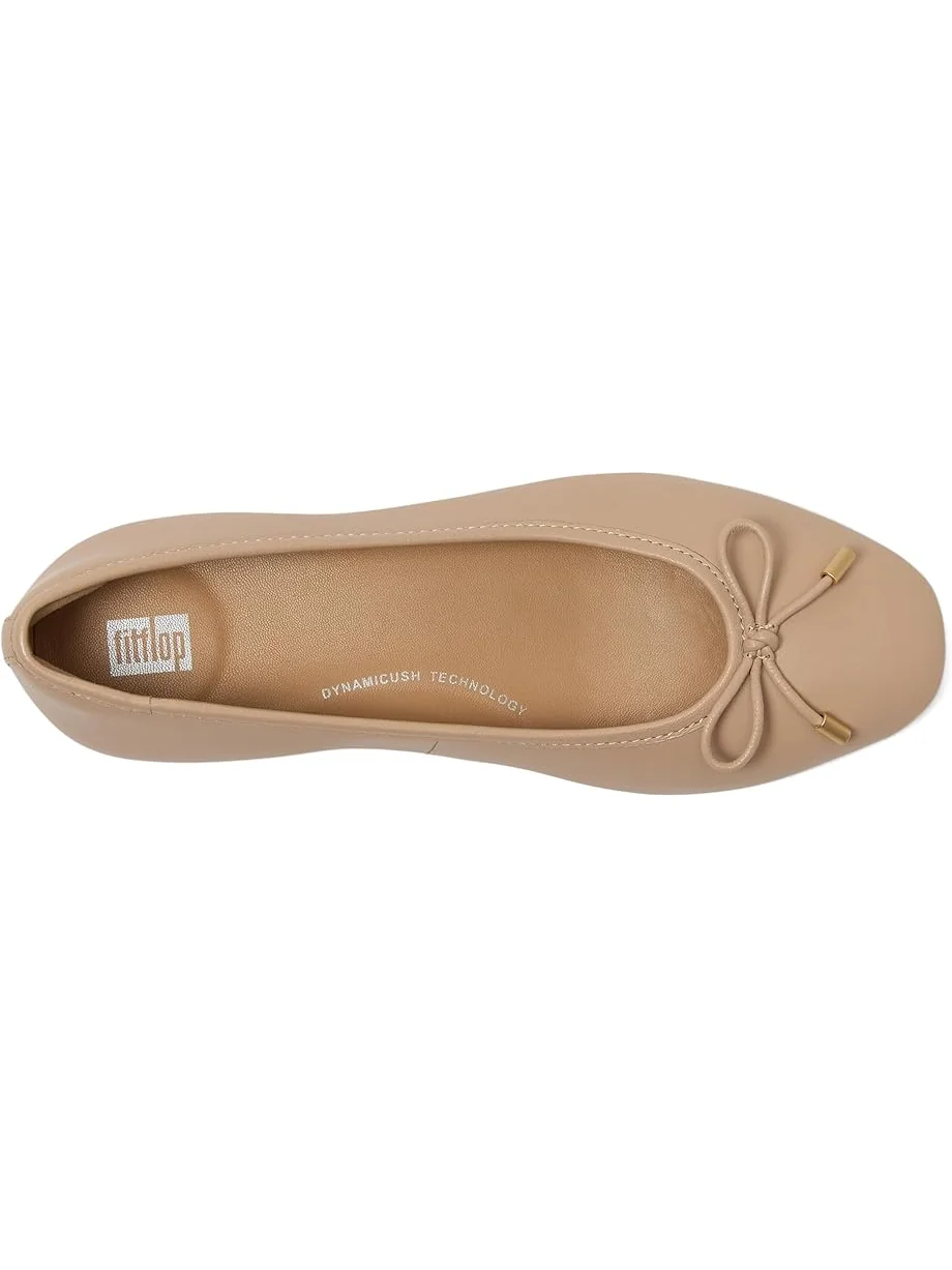 Женские балетки FitFlop Delicato Bow Soft Leather — 2