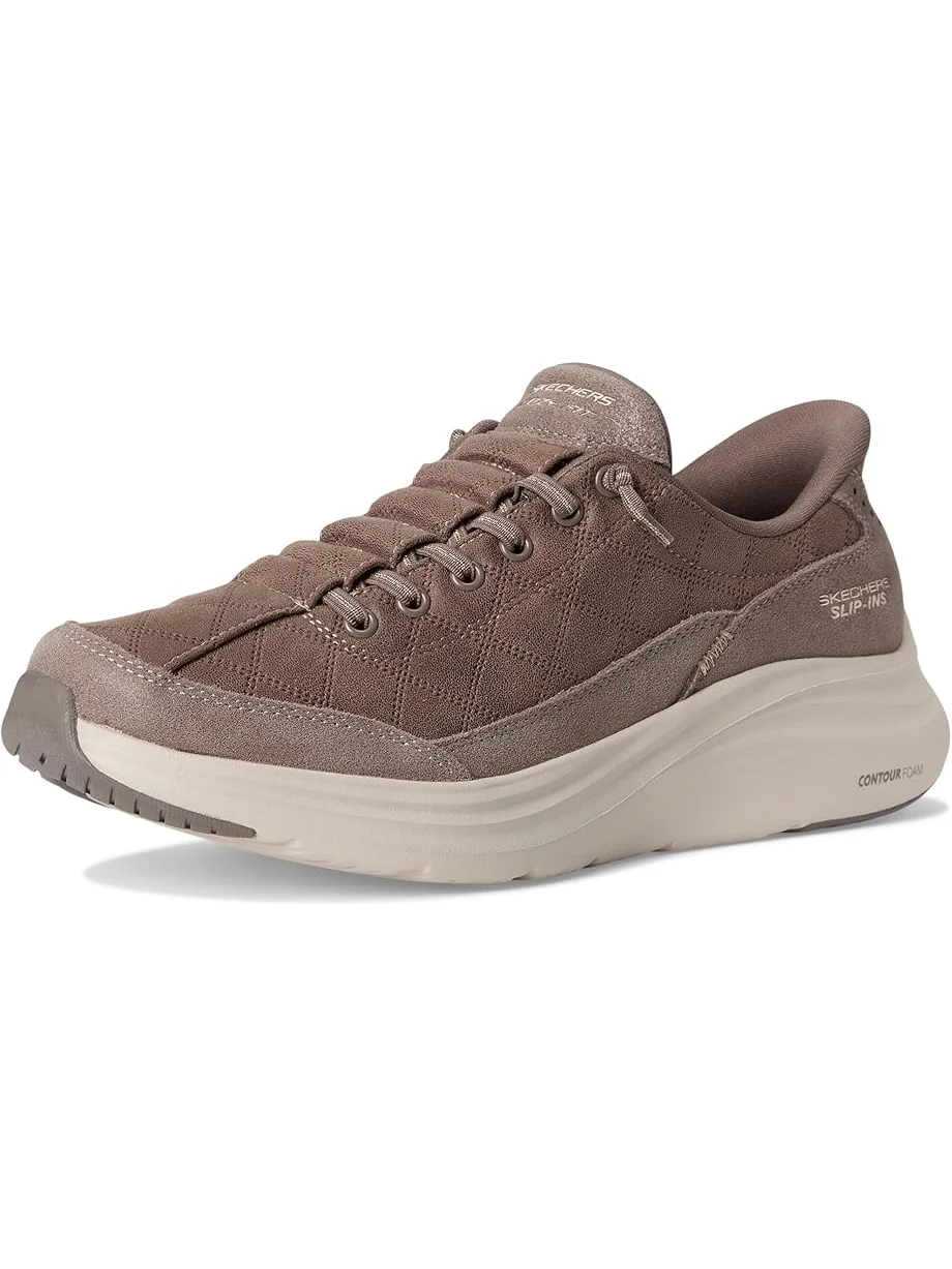 Женские кроссовки SKECHERS Contour Foam Cozy Fit Hands Free Slip-Ins — 7