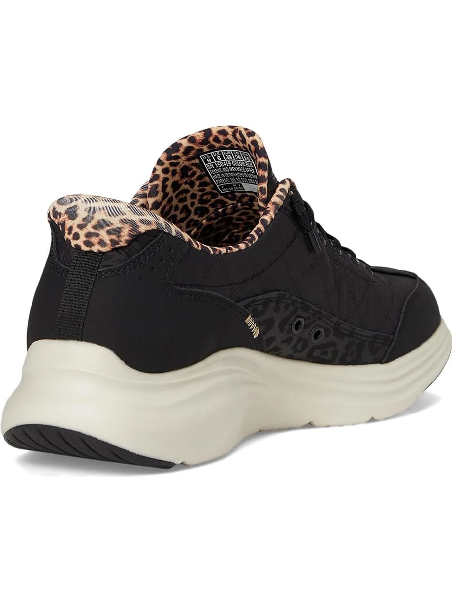 Женские кроссовки SKECHERS Contour Foam Cozy Fit Hands Free Slip-Ins Leopard Dream — 5