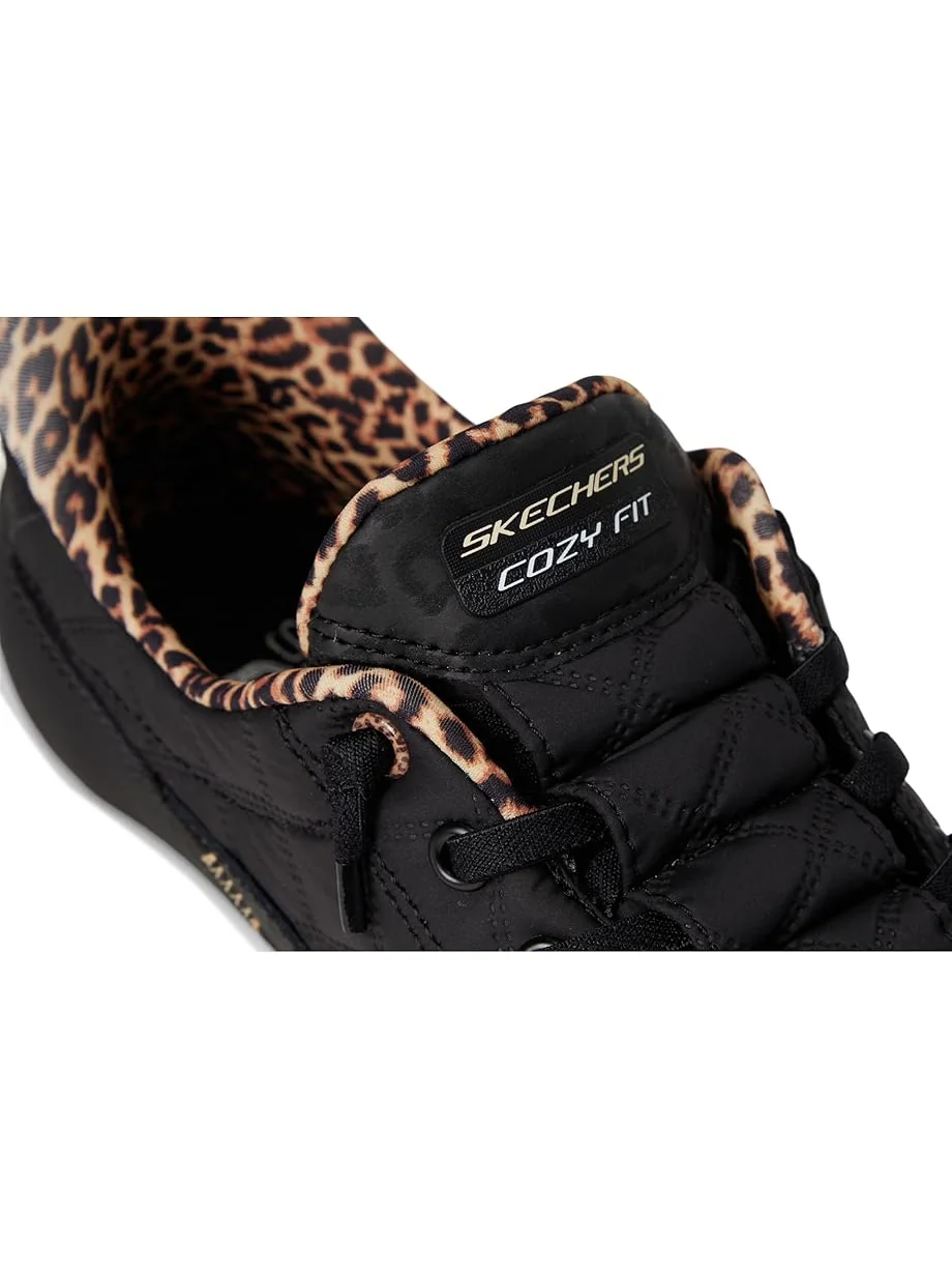 Женские кроссовки SKECHERS Contour Foam Cozy Fit Hands Free Slip-Ins Leopard Dream — 6