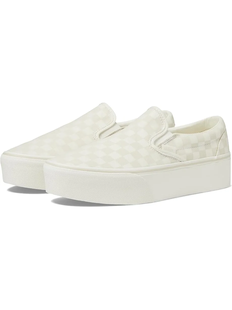 Унисекс кеды Vans Classic Slip-On Stackform, Marshmallow/Turtledove 1 — 1