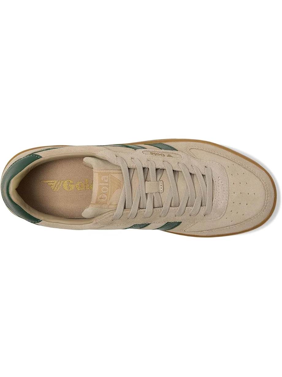 Женские кроссовки Gola Hawk Suede '86, Bone/Evergreen/Gum — 2