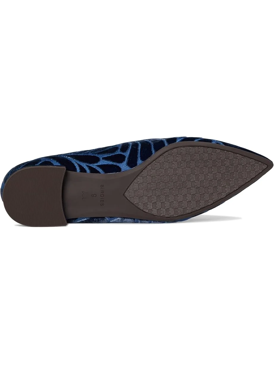 Женские лоферы Birdies Starfinch 15 Embroidery Velvet — 3