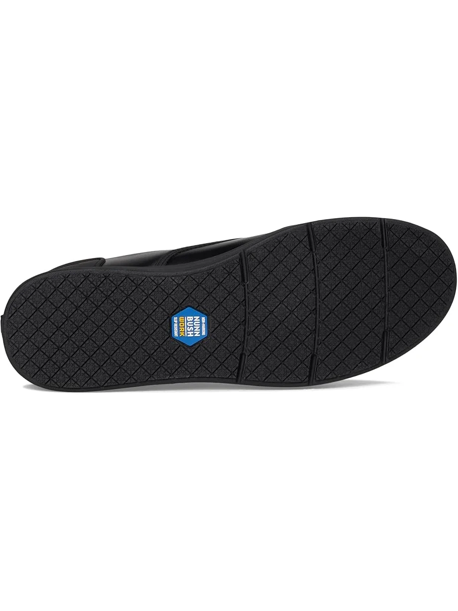 Мужские кроссовки Nunn Bush Kore City Work EZ Slip-Resistant Slip-On Athletic Inspired Hands Free Loafers — 3